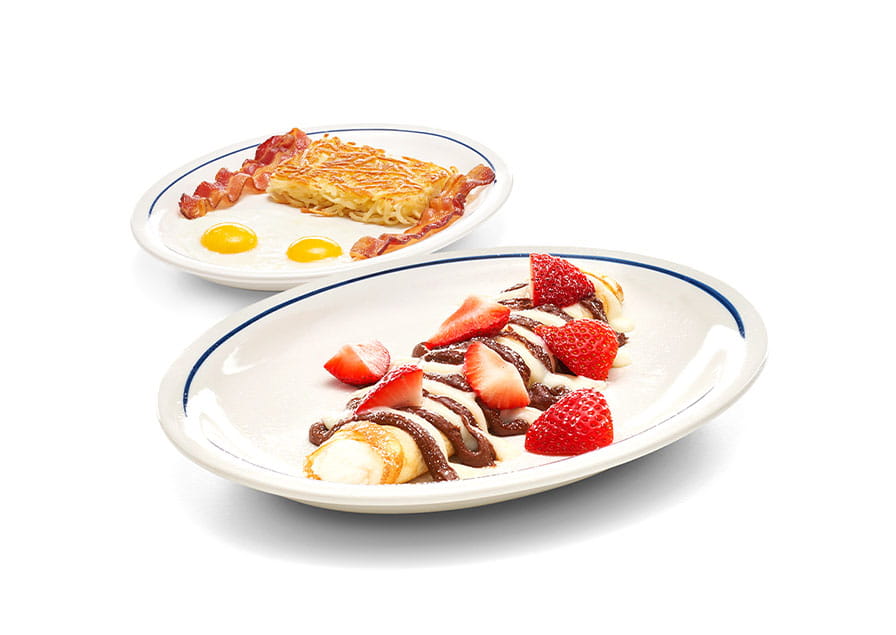 IHOP Crepe Combo