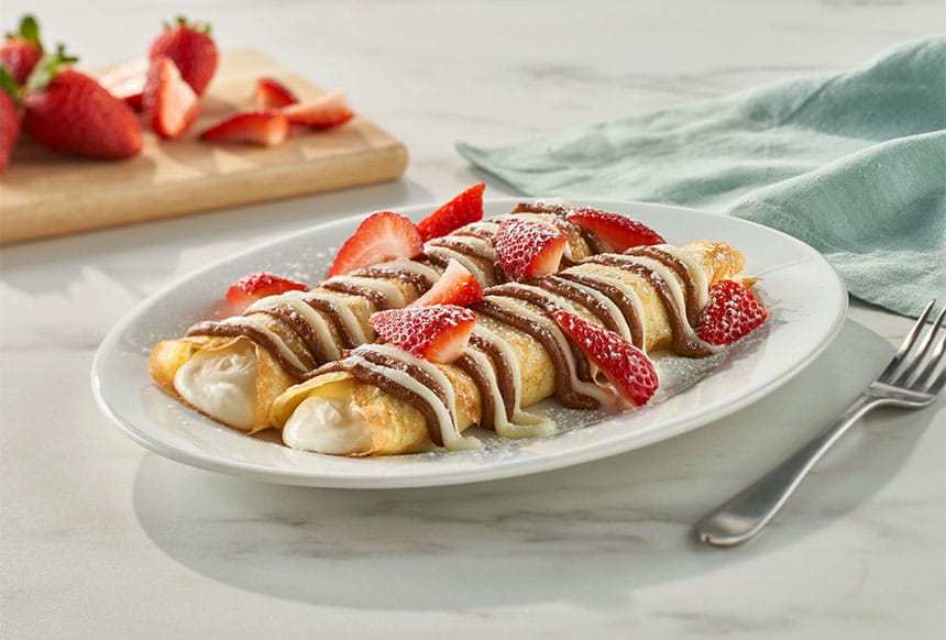 IHOP Cinnamon Bun Crepes