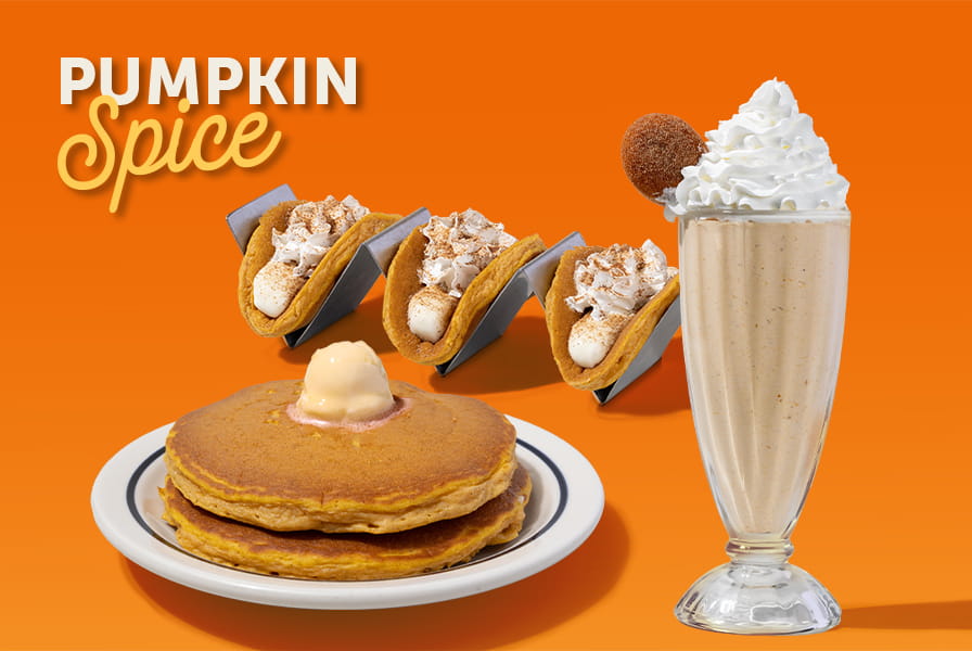 IHOP Pumpkin Spice Menu array